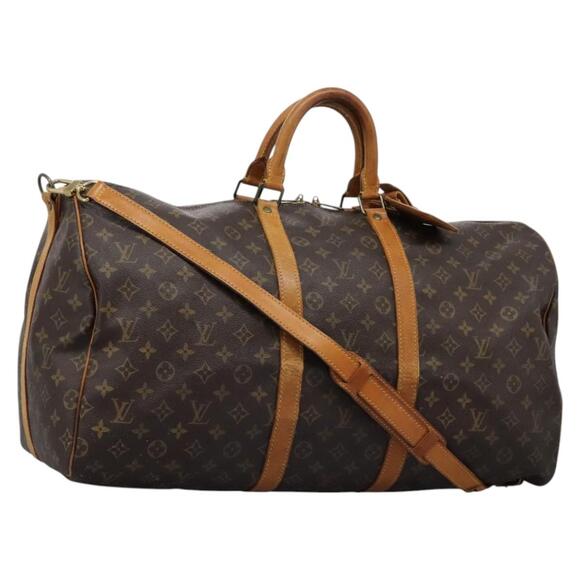 LOUIS VUITTON Monogram Keepall Bandouliere 55 Boston Bag M41414 - Picture 1 of 16